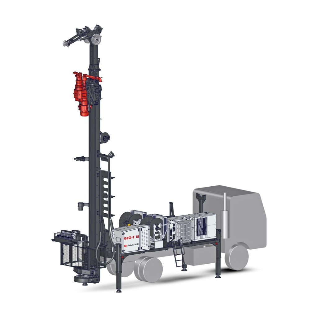 COMACCHIO GEO-T 15 geotechnisches LKW-Schwerlastbohrgerät