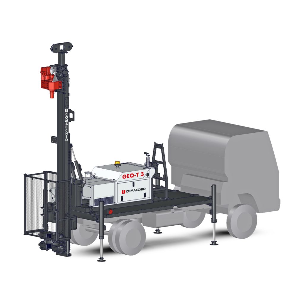 COMACCHIO GEO-T 3 geotechnisches LKW-Bohrgerät