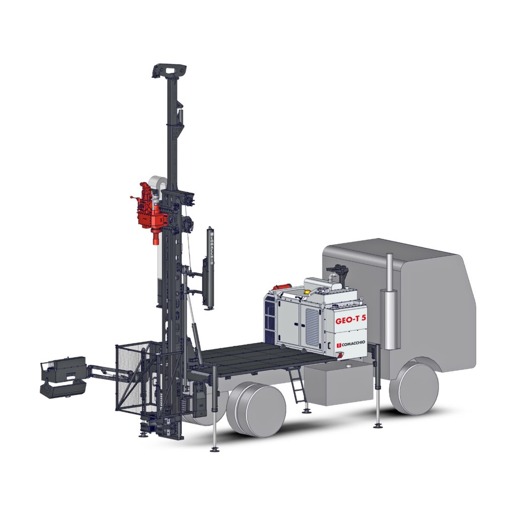 COMACCHIO GEO-T 5 geotechnisches LKW-Bohrgerät