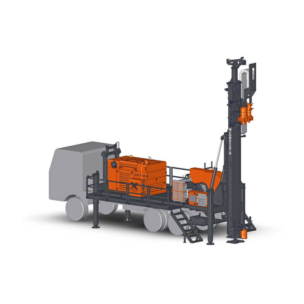 COMACCHIO X CX-T 15 DD Diamantkern-LKW-Bohrgerät
