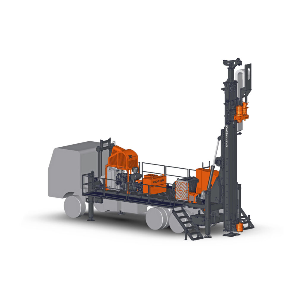 COMACCHIO X CX-T 20 DD Diamantkern-LKW-Bohrgerät