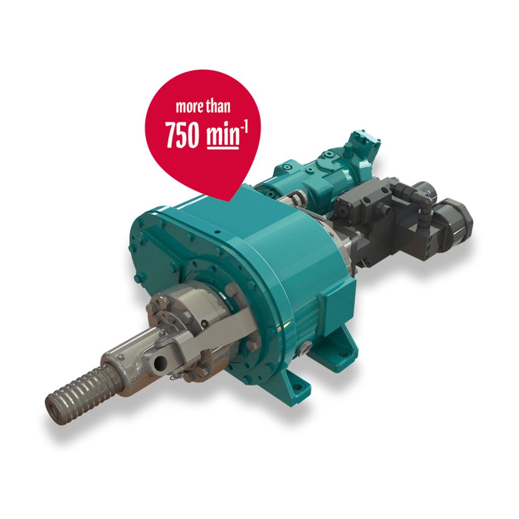 EURODRILL RH6X X-Serien-Bohrantrieb