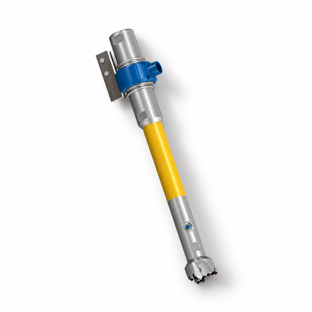 SYSBOHR Einfach-HDI-Bohrsystem D 76,1–114,3 mm mit hydraulischem Bohrhammer – Systemübersicht