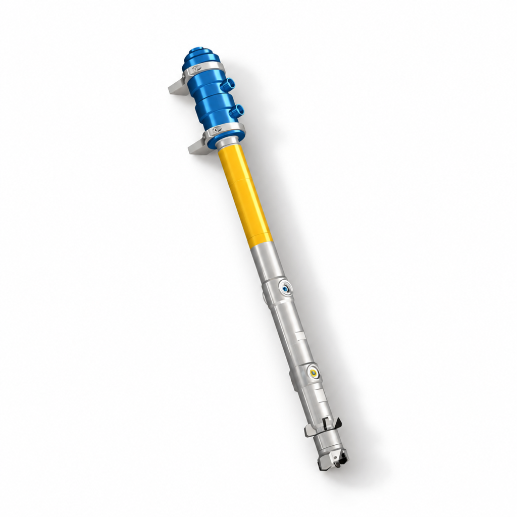 SYSBOHR Dreifach-HDI-Bohrsystem D 114,3–133 mm mit Drehkopf und hydraulischem Spannfutter – Systemübersicht